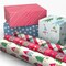 Cute Recyclable Christmas Wrapping Paper (6 Rolls: 180 Sq. Ft. Total) Red, Blue, Green Plaid, Merry Everything, Colorful Houses, Snowmen and Trees, Dots, Stripes